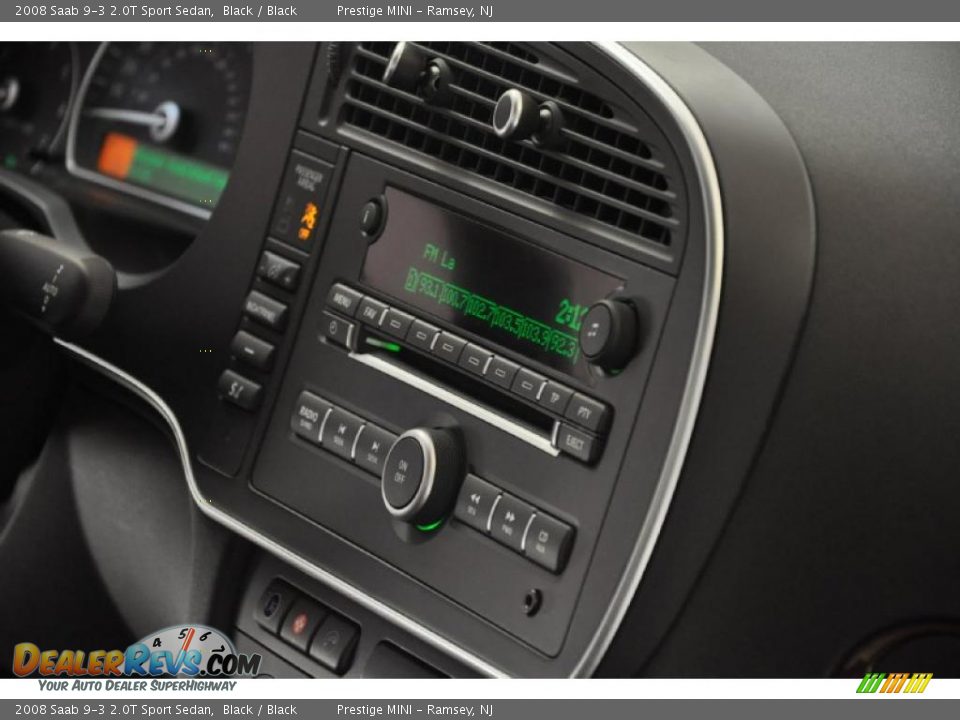 2008 Saab 9-3 2.0T Sport Sedan Black / Black Photo #15