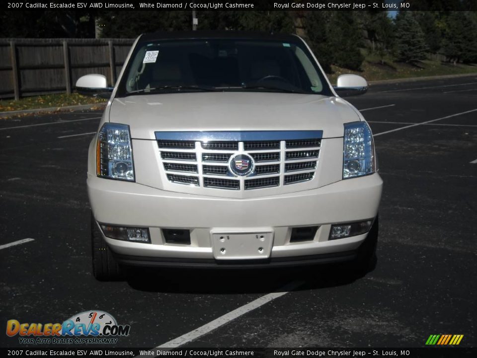 White Diamond 2007 Cadillac Escalade ESV AWD Limousine Photo #9