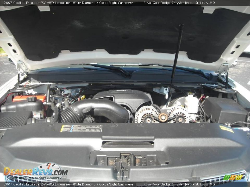 2007 Cadillac Escalade ESV AWD Limousine 6.2 Liter OHV 16-Valve VVT V8 Engine Photo #21