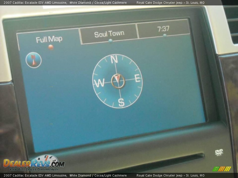 2007 Cadillac Escalade ESV AWD Limousine White Diamond / Cocoa/Light Cashmere Photo #35