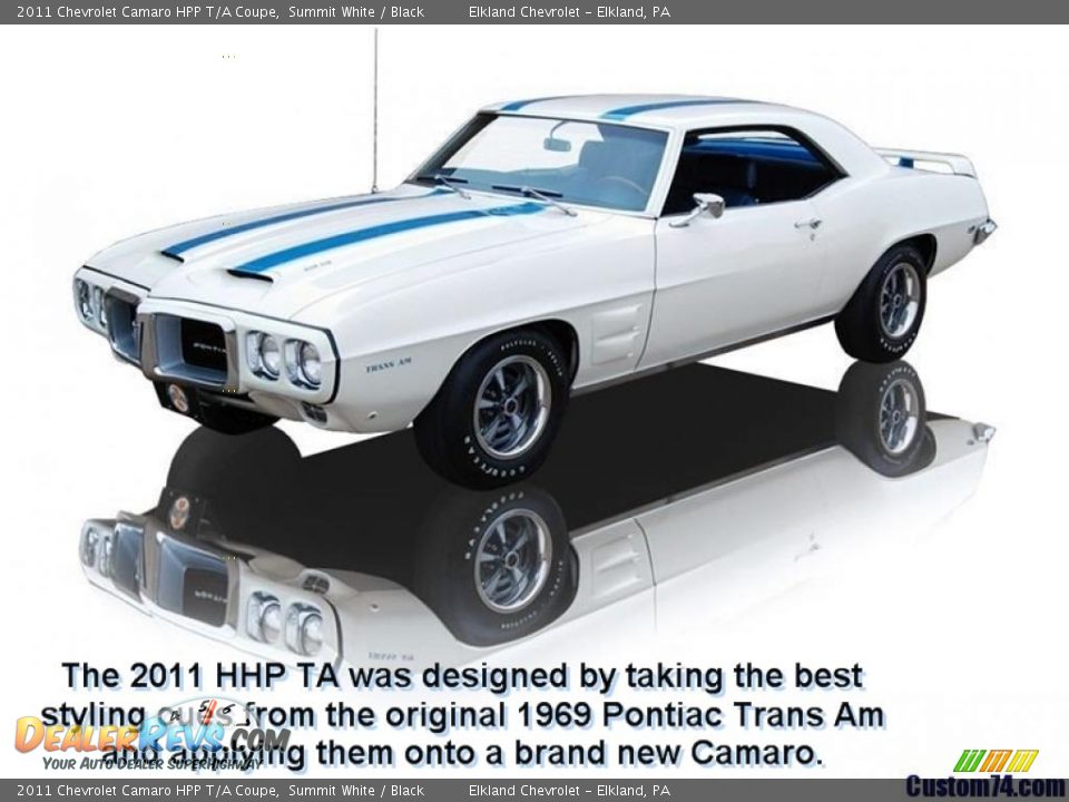2011 Chevrolet Camaro HPP T/A Coupe Summit White / Black Photo #3