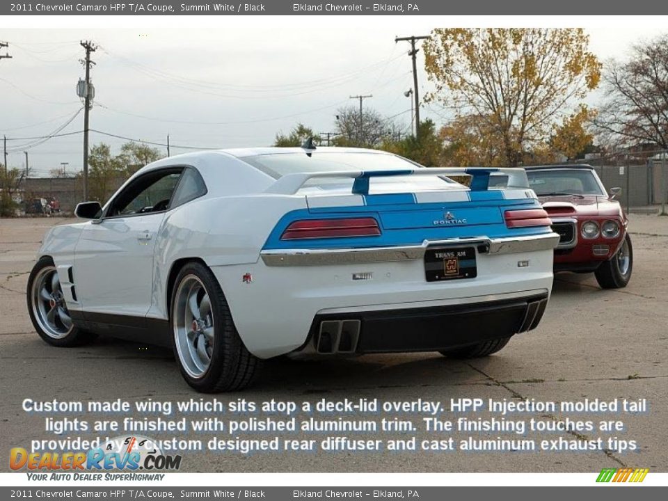 Summit White 2011 Chevrolet Camaro HPP T/A Coupe Photo #4