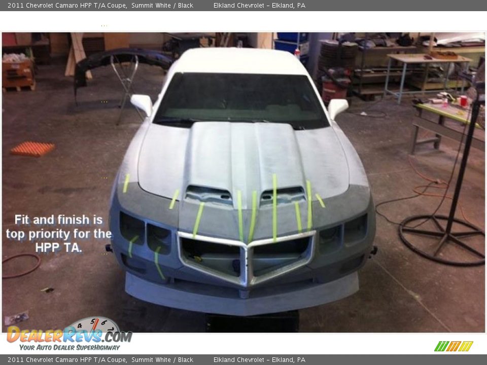 2011 Chevrolet Camaro HPP T/A Coupe Summit White / Black Photo #6