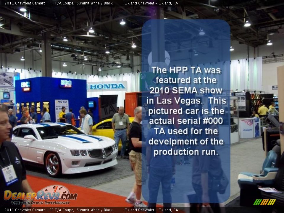 2011 Chevrolet Camaro HPP T/A Coupe Summit White / Black Photo #8