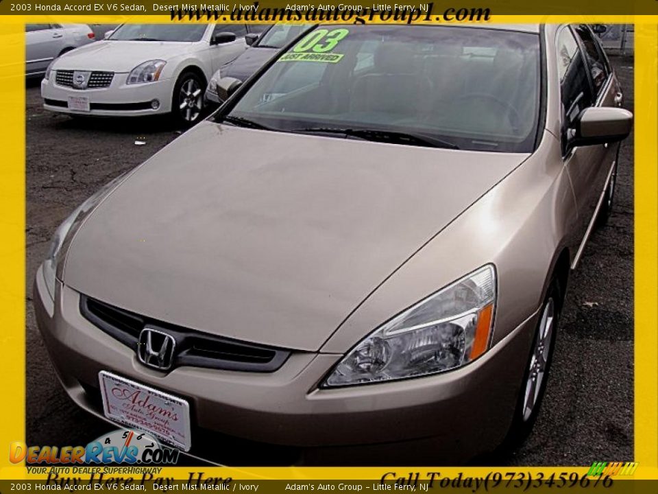 2003 Honda Accord EX V6 Sedan Desert Mist Metallic / Ivory Photo #1