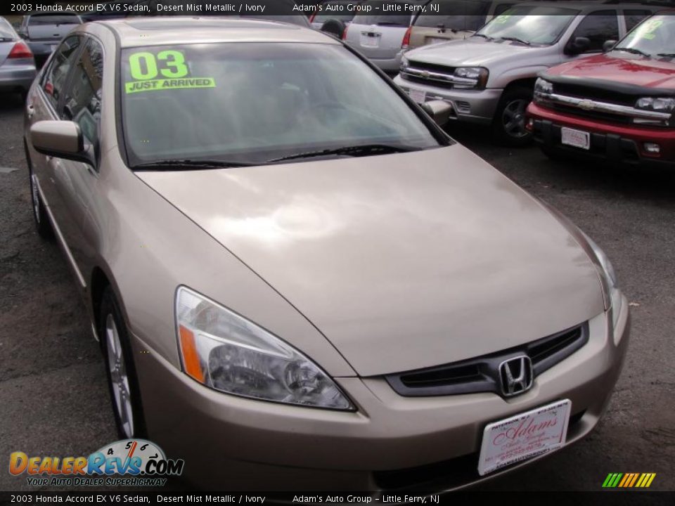 2003 Honda Accord EX V6 Sedan Desert Mist Metallic / Ivory Photo #2