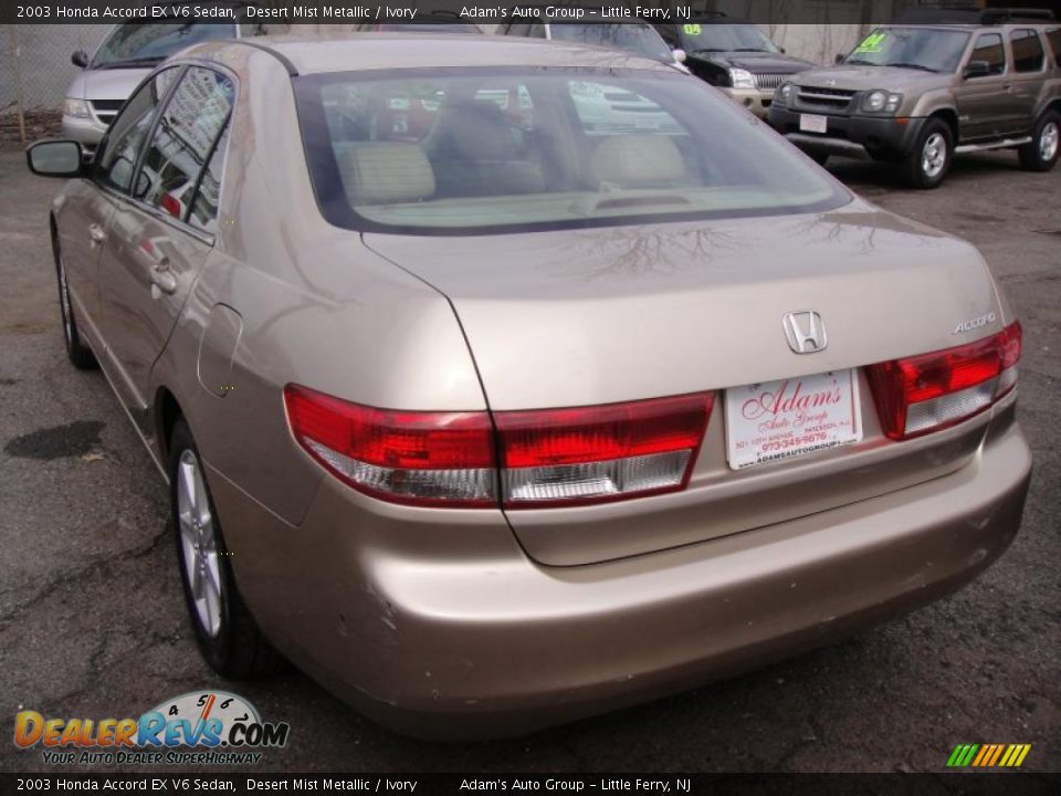 2003 Honda Accord EX V6 Sedan Desert Mist Metallic / Ivory Photo #3