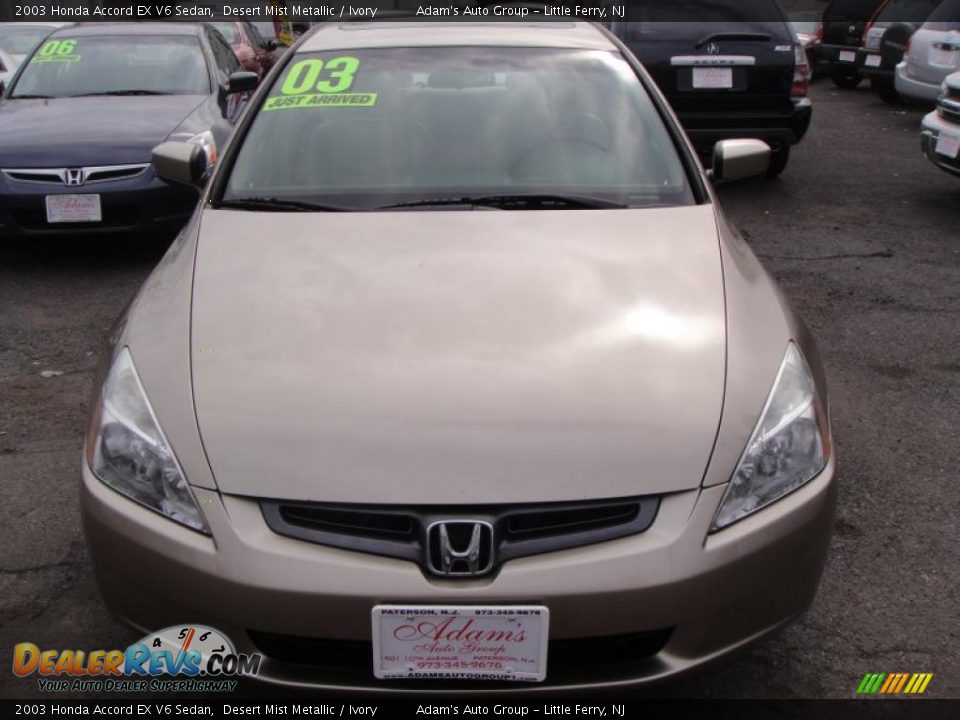 2003 Honda Accord EX V6 Sedan Desert Mist Metallic / Ivory Photo #5