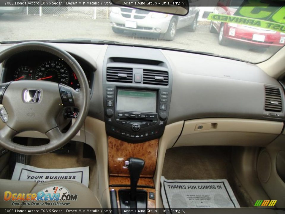 Dashboard of 2003 Honda Accord EX V6 Sedan Photo #15
