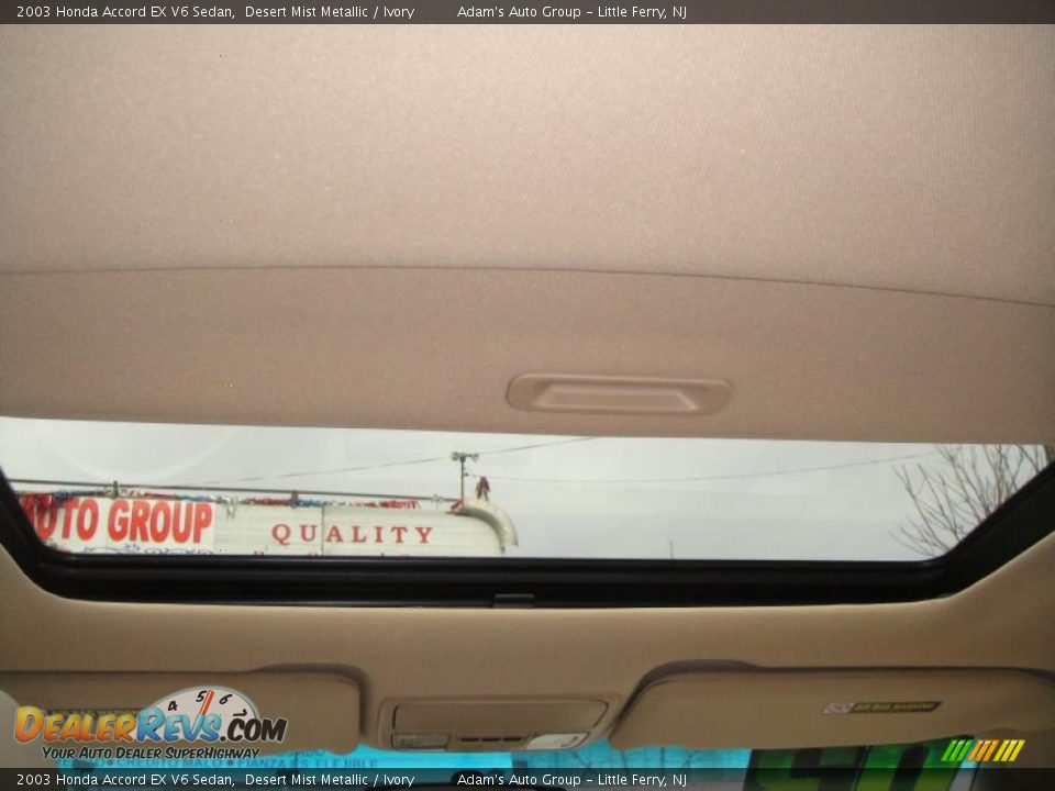 2003 Honda Accord EX V6 Sedan Desert Mist Metallic / Ivory Photo #16