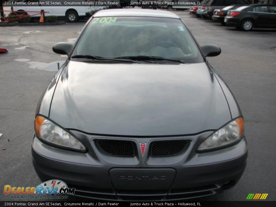 2004 Pontiac Grand Am SE Sedan Greystone Metallic / Dark Pewter Photo #3