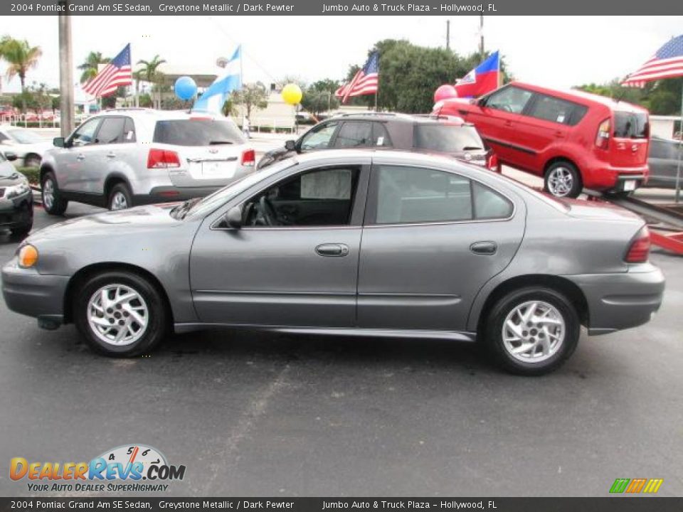 2004 Pontiac Grand Am SE Sedan Greystone Metallic / Dark Pewter Photo #6