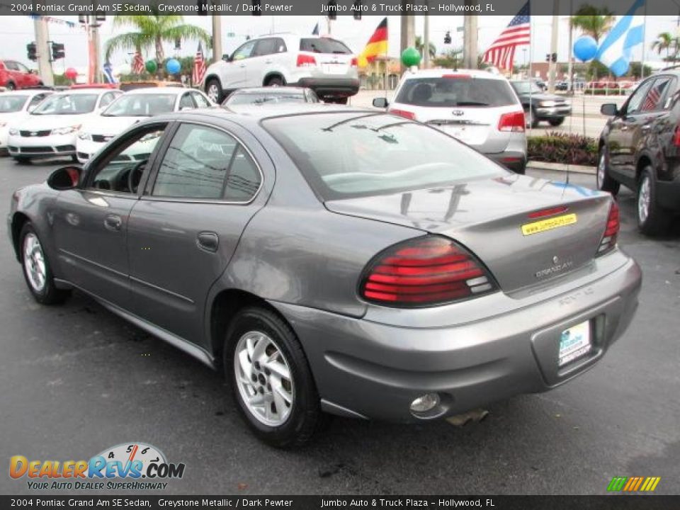 2004 Pontiac Grand Am SE Sedan Greystone Metallic / Dark Pewter Photo #7