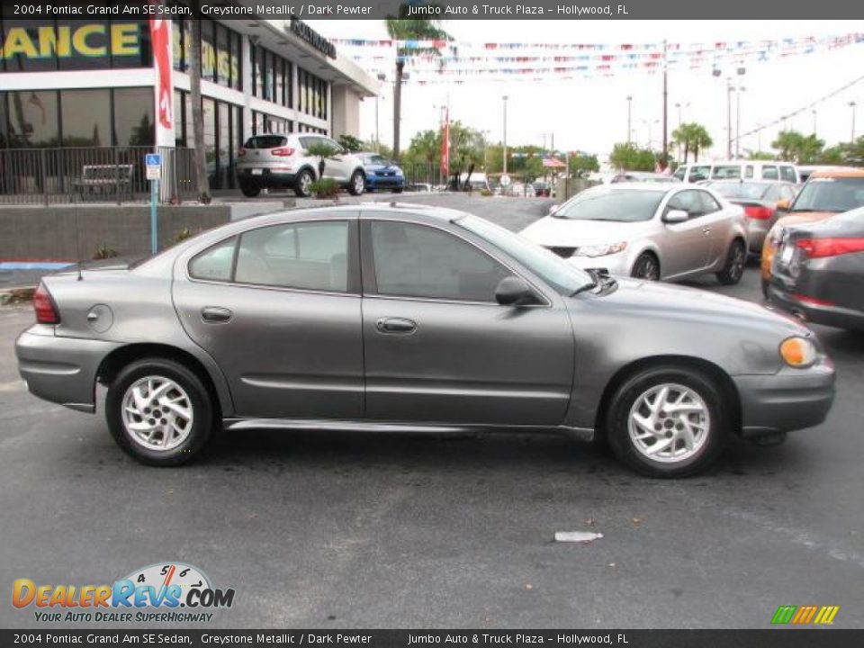 2004 Pontiac Grand Am SE Sedan Greystone Metallic / Dark Pewter Photo #11