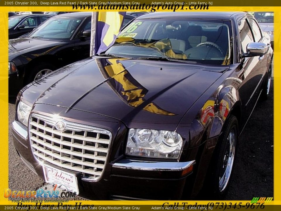 2005 Chrysler 300 Deep Lava Red Pearl / Dark Slate Gray/Medium Slate Gray Photo #1