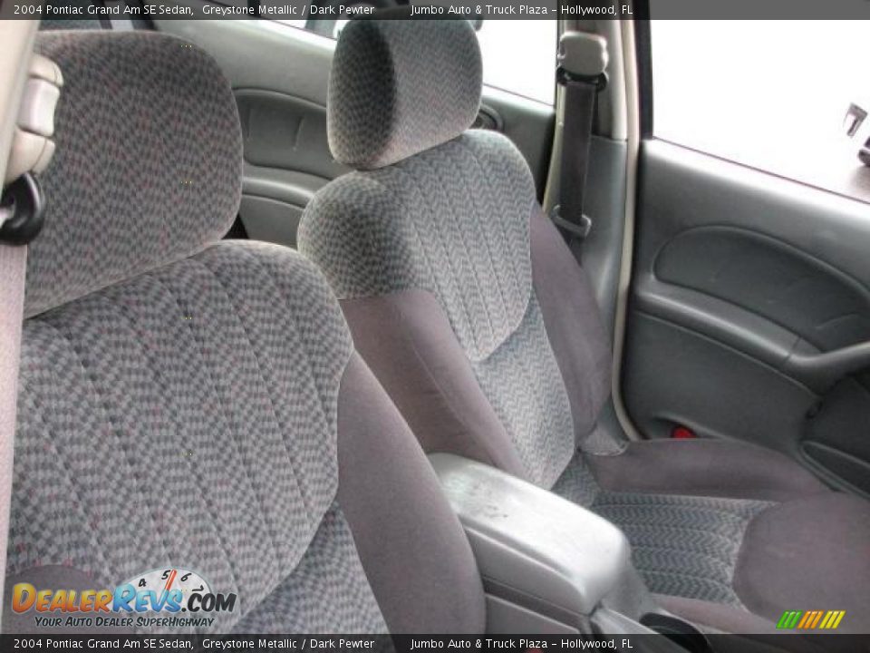 2004 Pontiac Grand Am SE Sedan Greystone Metallic / Dark Pewter Photo #14