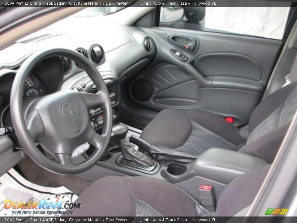 Dark Pewter Interior - 2004 Pontiac Grand Am SE Sedan Photo #17