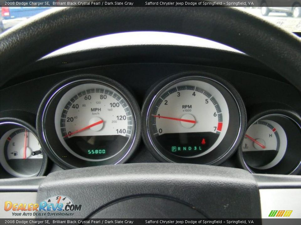 2008 Dodge Charger SE Gauges Photo #12