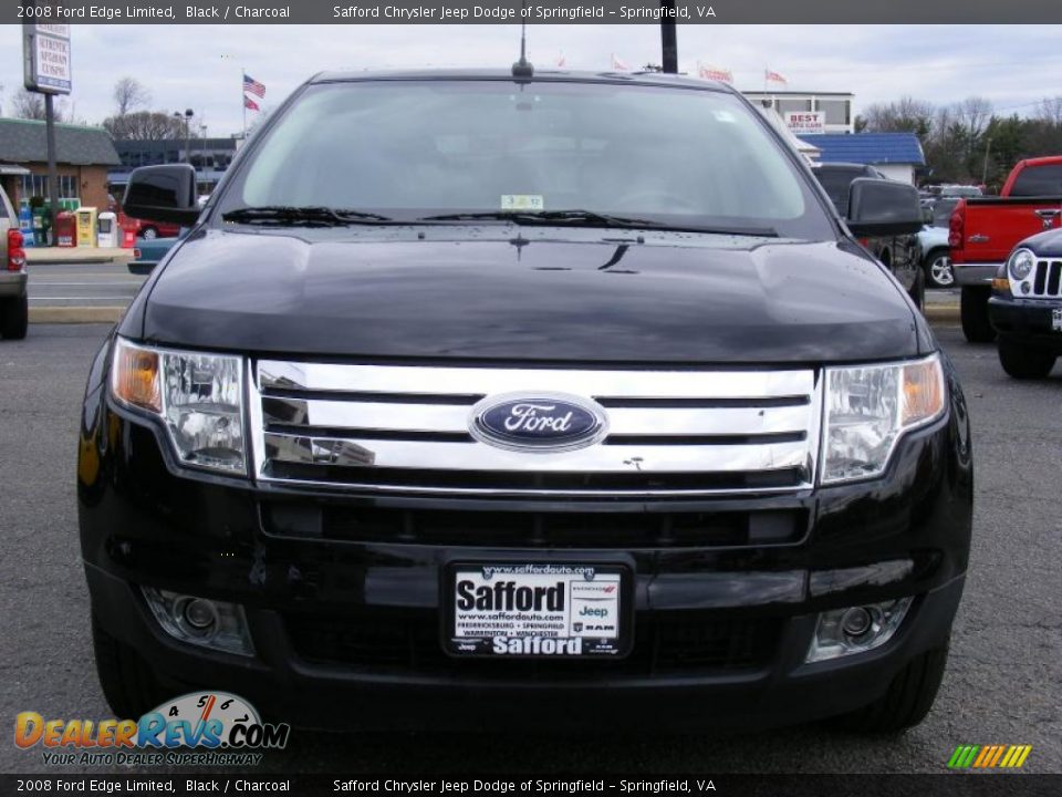 2008 Ford Edge Limited Black / Charcoal Photo #2