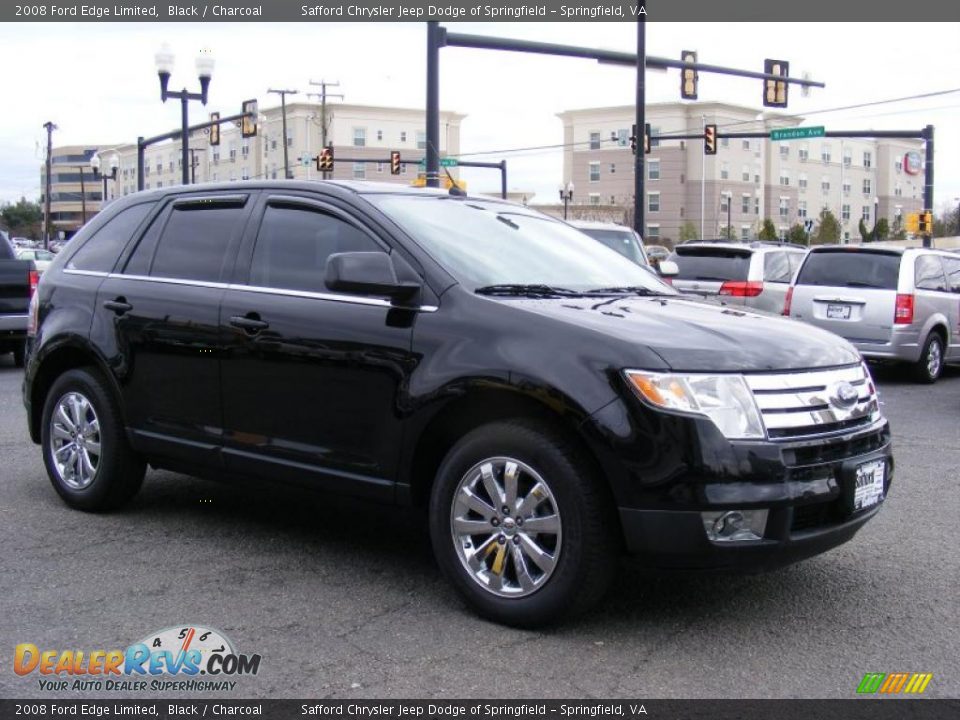 2008 Ford Edge Limited Black / Charcoal Photo #3