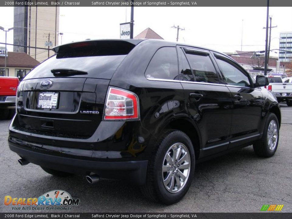 2008 Ford Edge Limited Black / Charcoal Photo #5