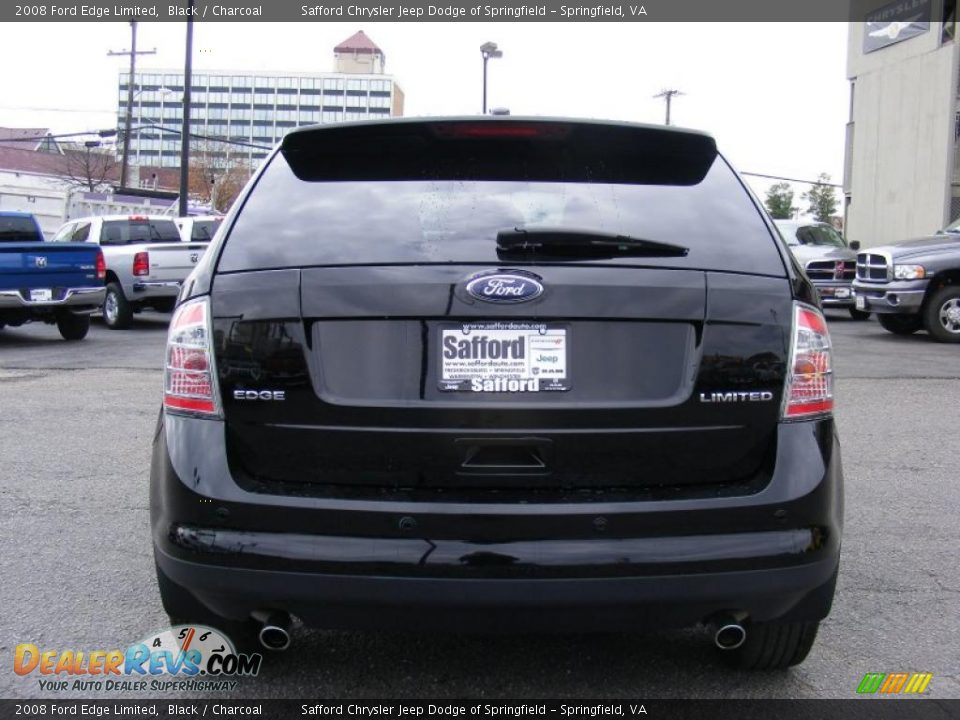 2008 Ford Edge Limited Black / Charcoal Photo #6