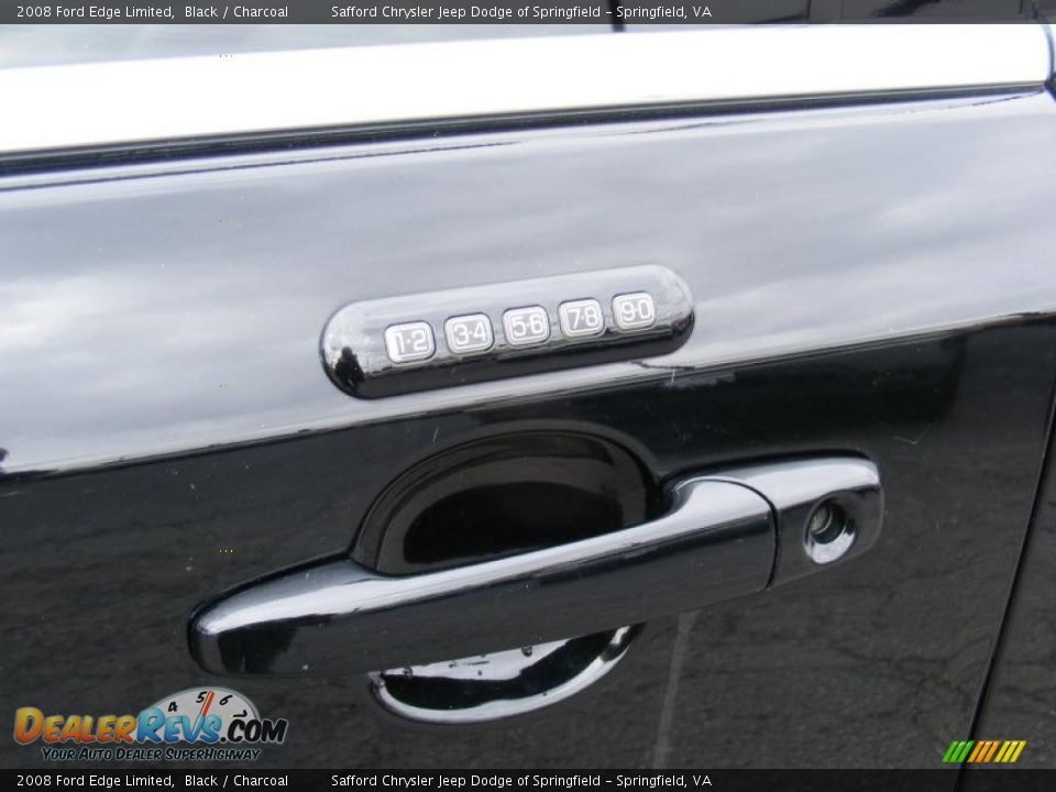 2008 Ford Edge Limited Black / Charcoal Photo #10