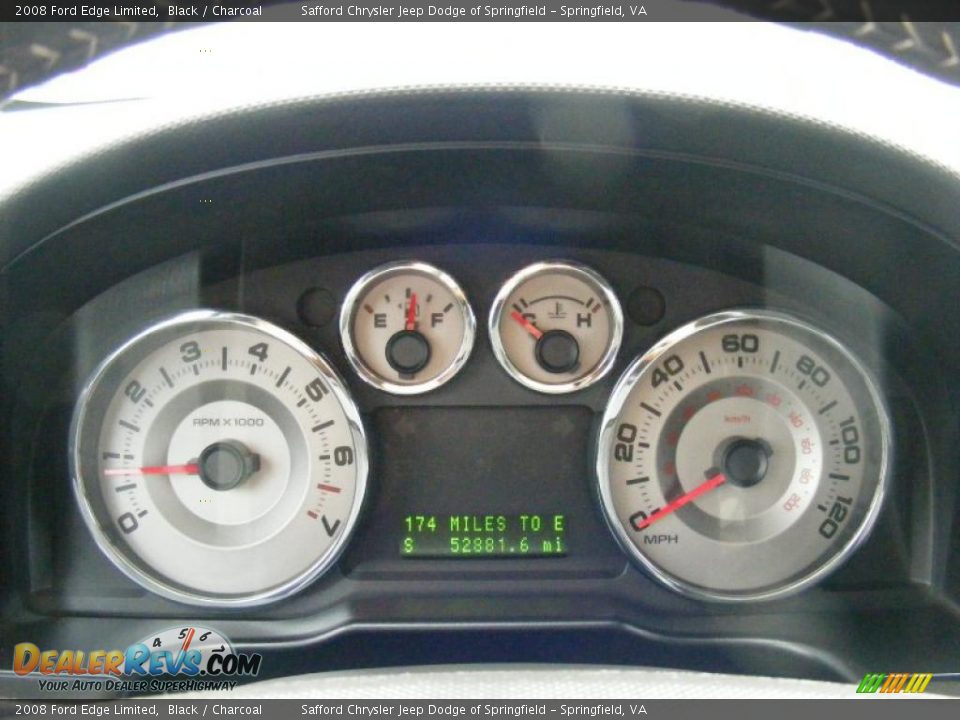 2008 Ford Edge Limited Black / Charcoal Photo #14