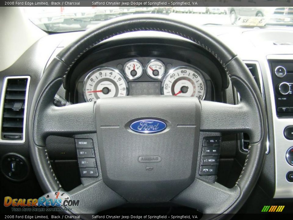 2008 Ford Edge Limited Steering Wheel Photo #15