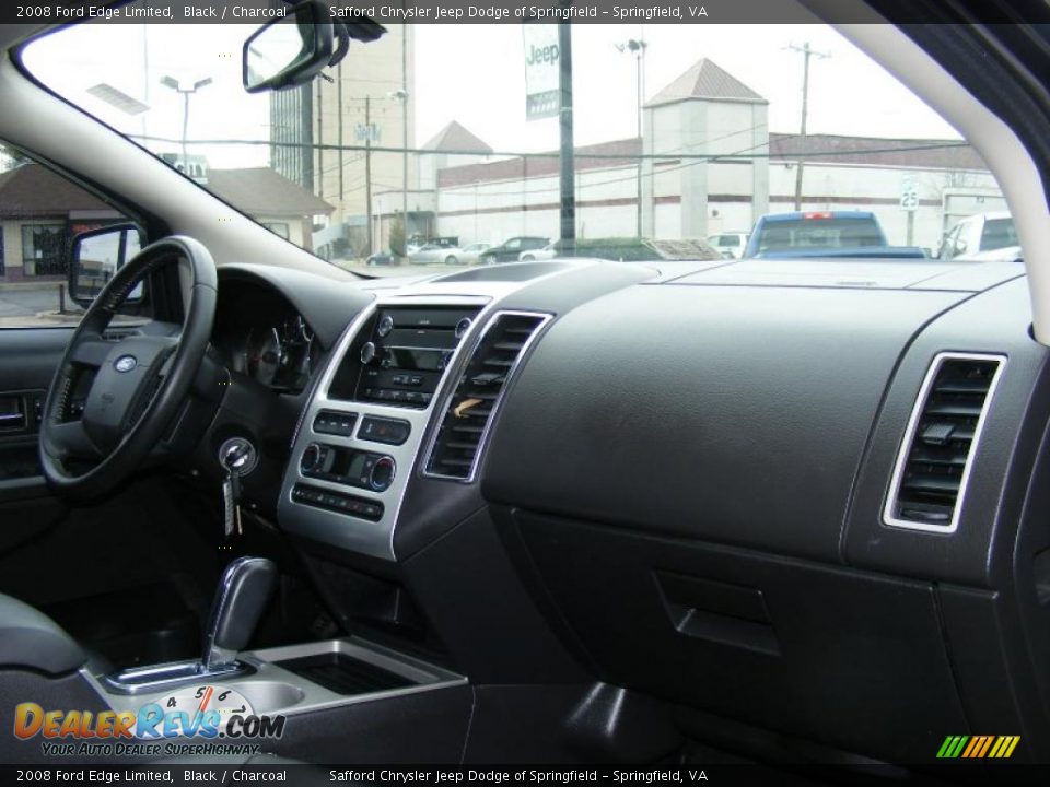 2008 Ford Edge Limited Black / Charcoal Photo #28