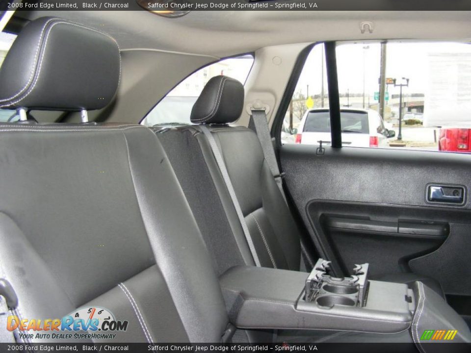 2008 Ford Edge Limited Black / Charcoal Photo #34