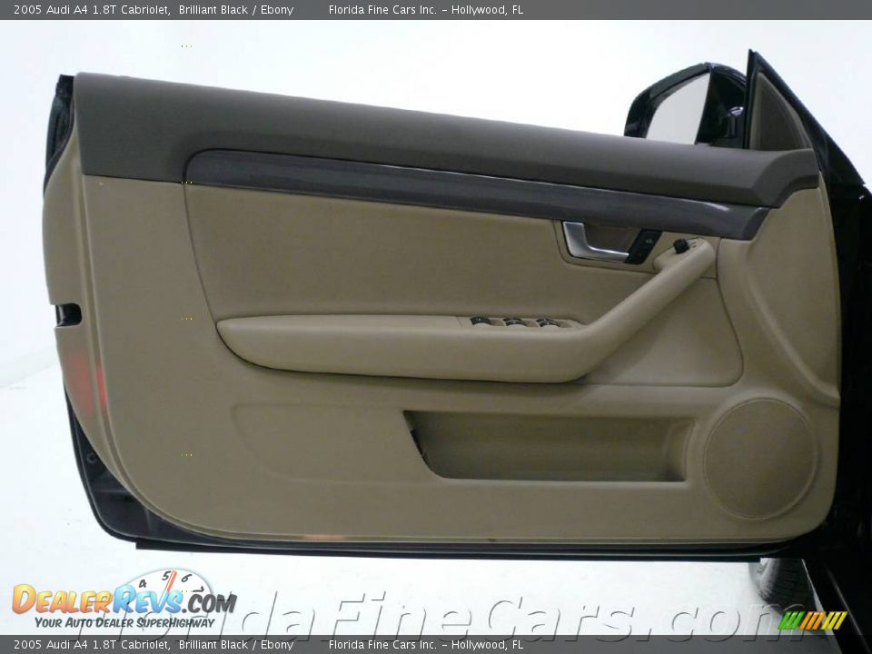 2005 Audi A4 1.8T Cabriolet Brilliant Black / Ebony Photo #10
