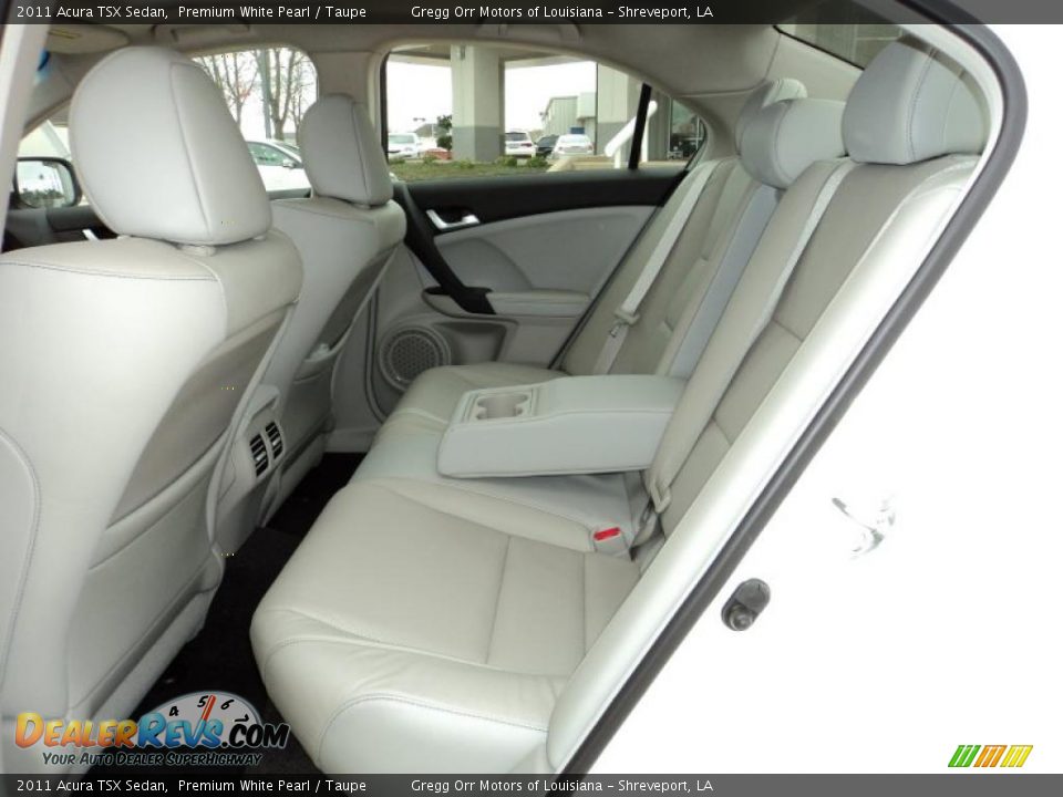 Taupe Interior - 2011 Acura TSX Sedan Photo #8