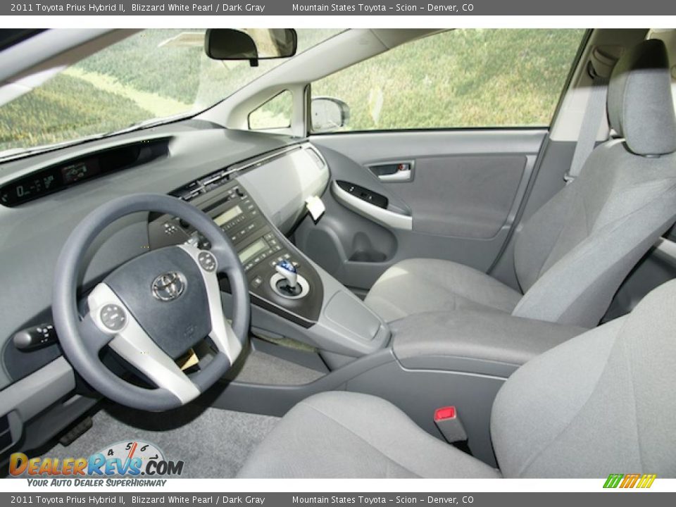 Dark Gray Interior - 2011 Toyota Prius Hybrid II Photo #4