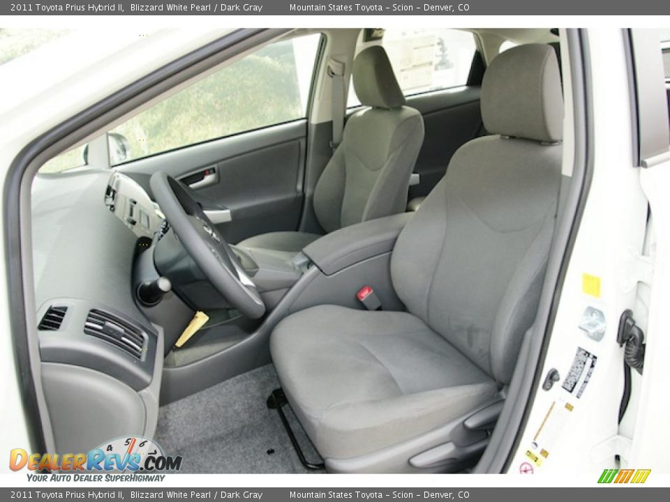 Dark Gray Interior - 2011 Toyota Prius Hybrid II Photo #5