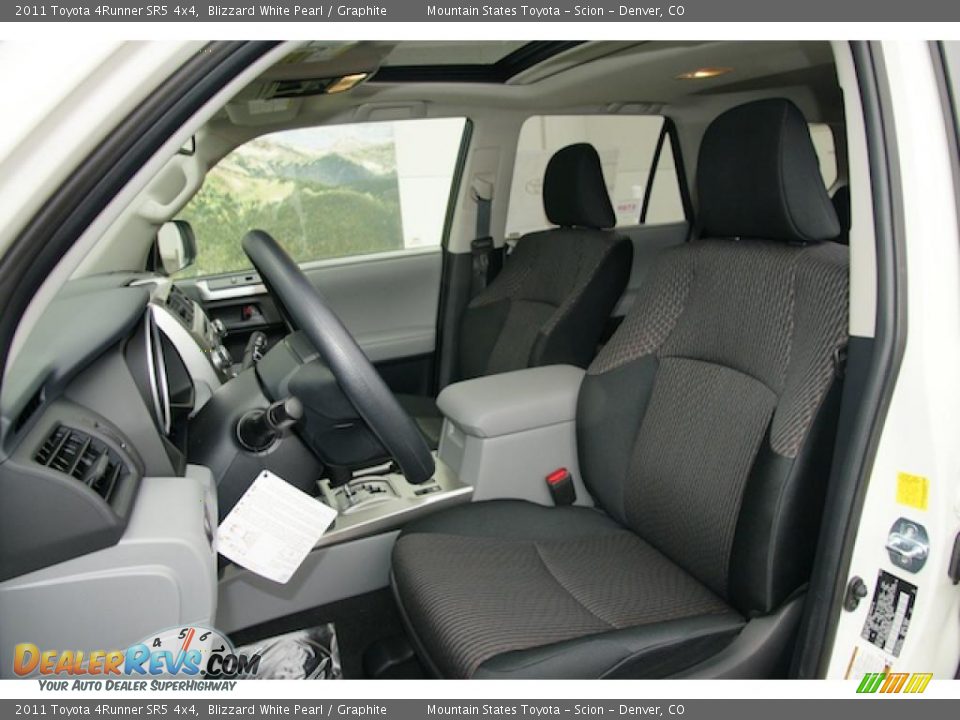 2011 Toyota 4Runner SR5 4x4 Blizzard White Pearl / Graphite Photo #5