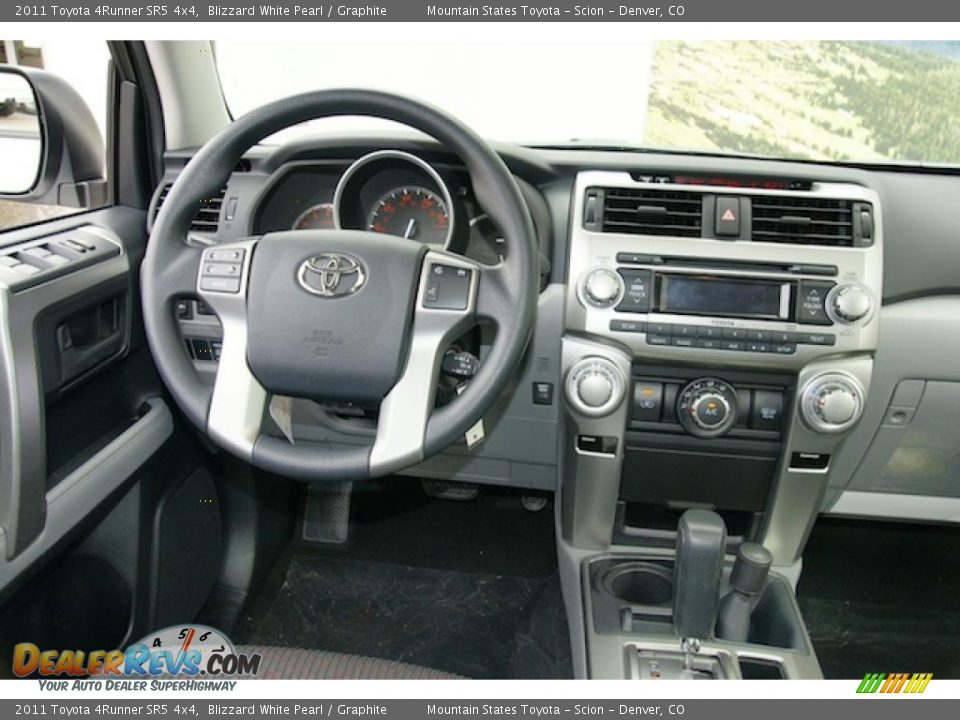 2011 Toyota 4Runner SR5 4x4 Blizzard White Pearl / Graphite Photo #9