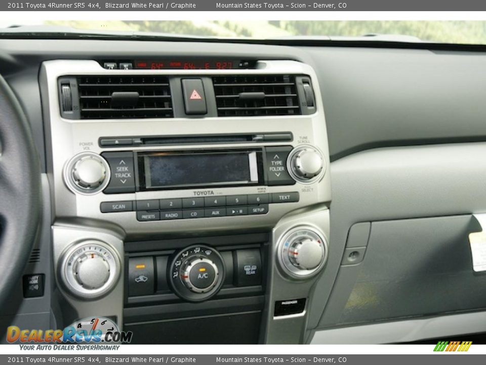 2011 Toyota 4Runner SR5 4x4 Blizzard White Pearl / Graphite Photo #10