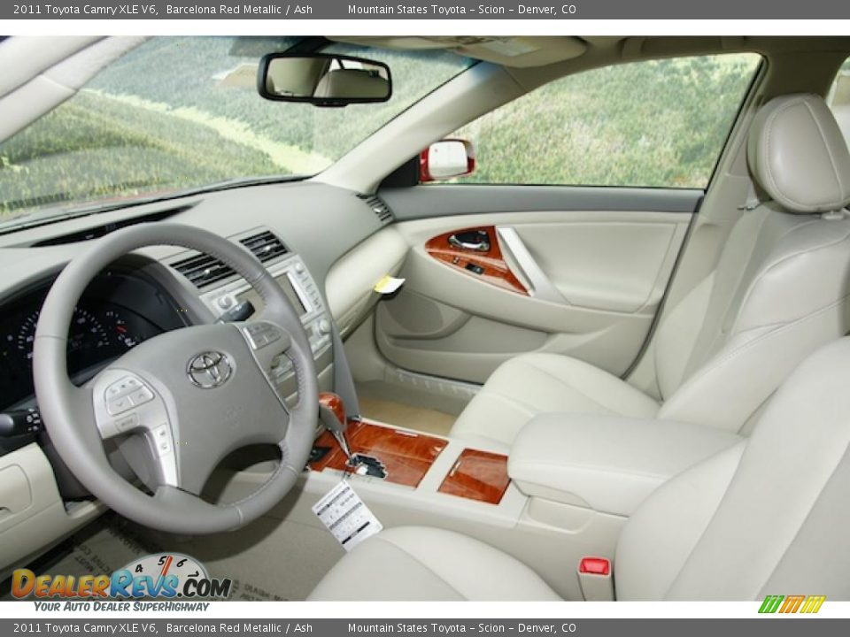 2011 Toyota Camry XLE V6 Barcelona Red Metallic / Ash Photo #5