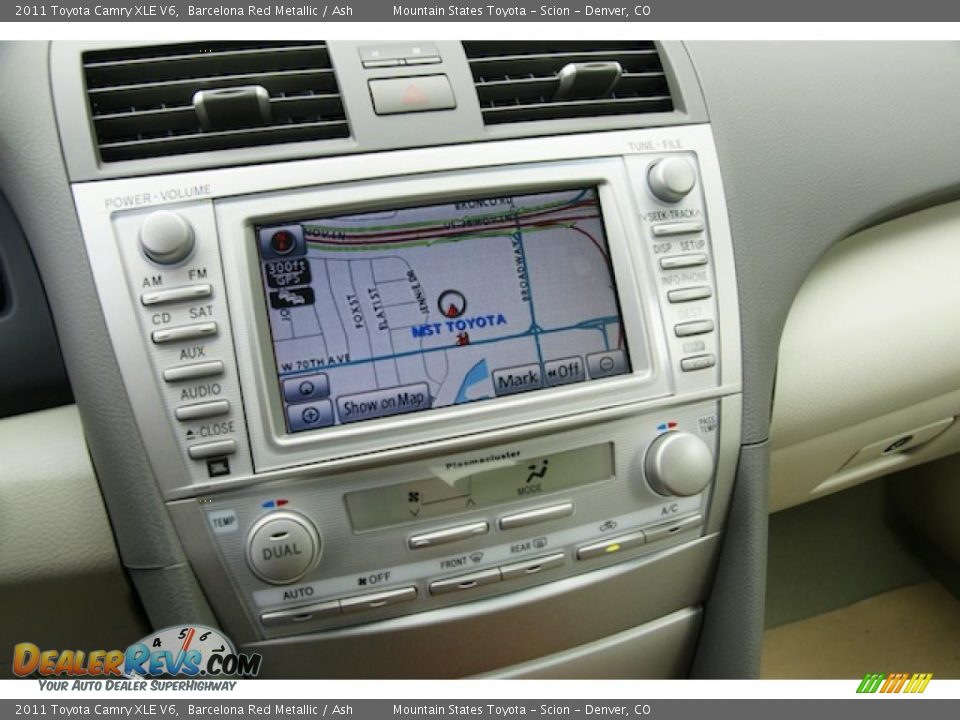 2011 Toyota Camry XLE V6 Barcelona Red Metallic / Ash Photo #10