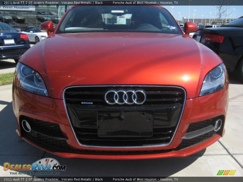 Volcano Red Metallic 2011 Audi TT 2.0T quattro Roadster Photo #2