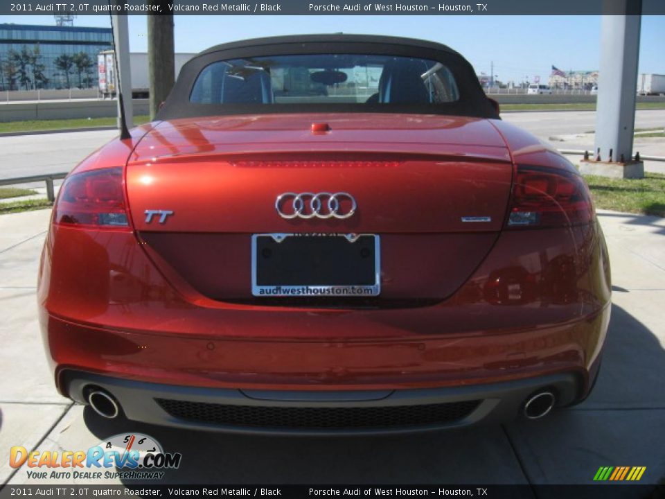 Volcano Red Metallic 2011 Audi TT 2.0T quattro Roadster Photo #3