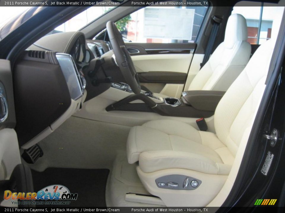 Umber Brown/Cream Interior - 2011 Porsche Cayenne S Photo #5