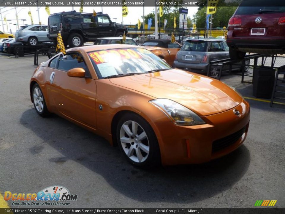 Front 3/4 View of 2003 Nissan 350Z Touring Coupe Photo #1