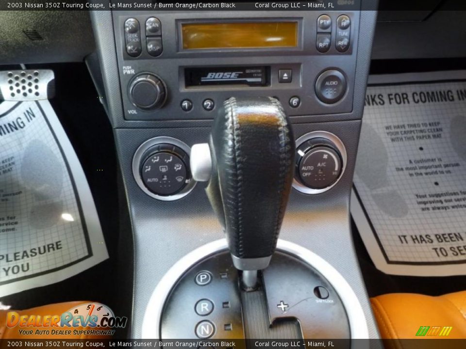 2003 Nissan 350Z Touring Coupe Shifter Photo #11