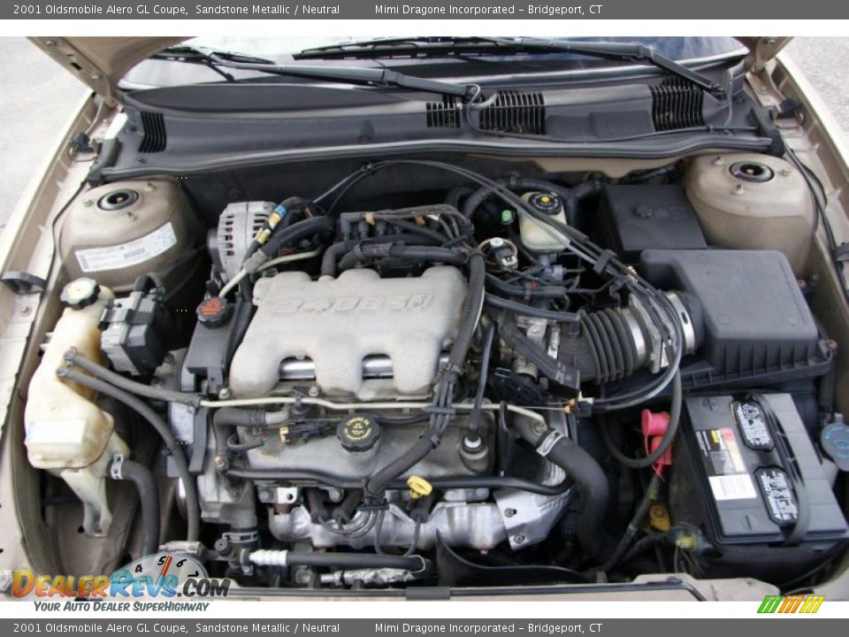 2001 Oldsmobile Alero GL Coupe 3.4 Liter OHV 12-Valve V6 Engine Photo #18