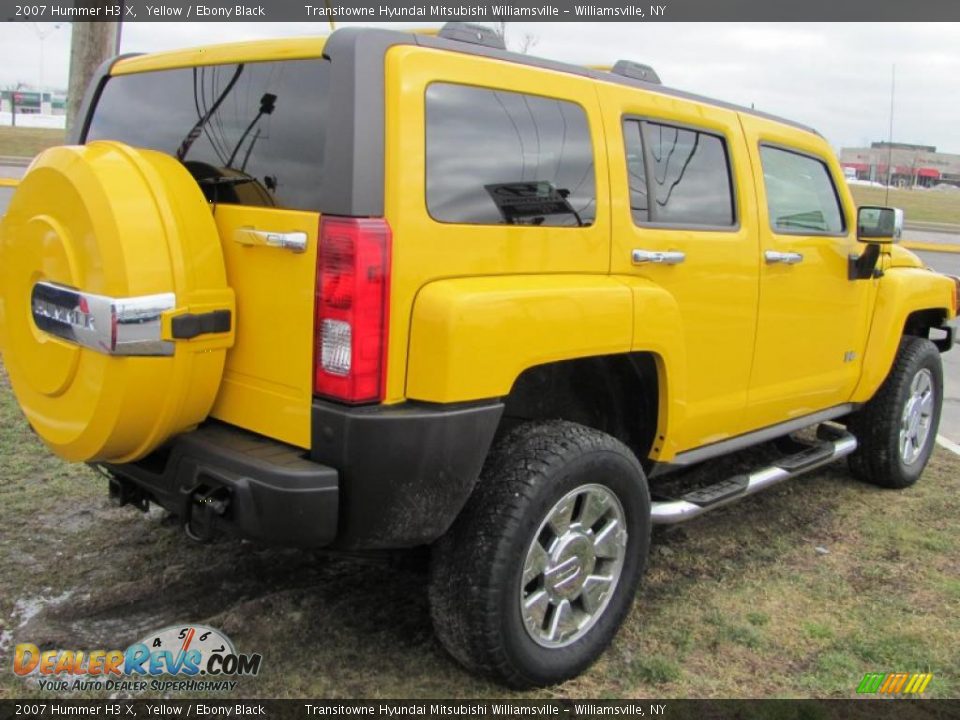 Yellow 2007 Hummer H3 X Photo #2