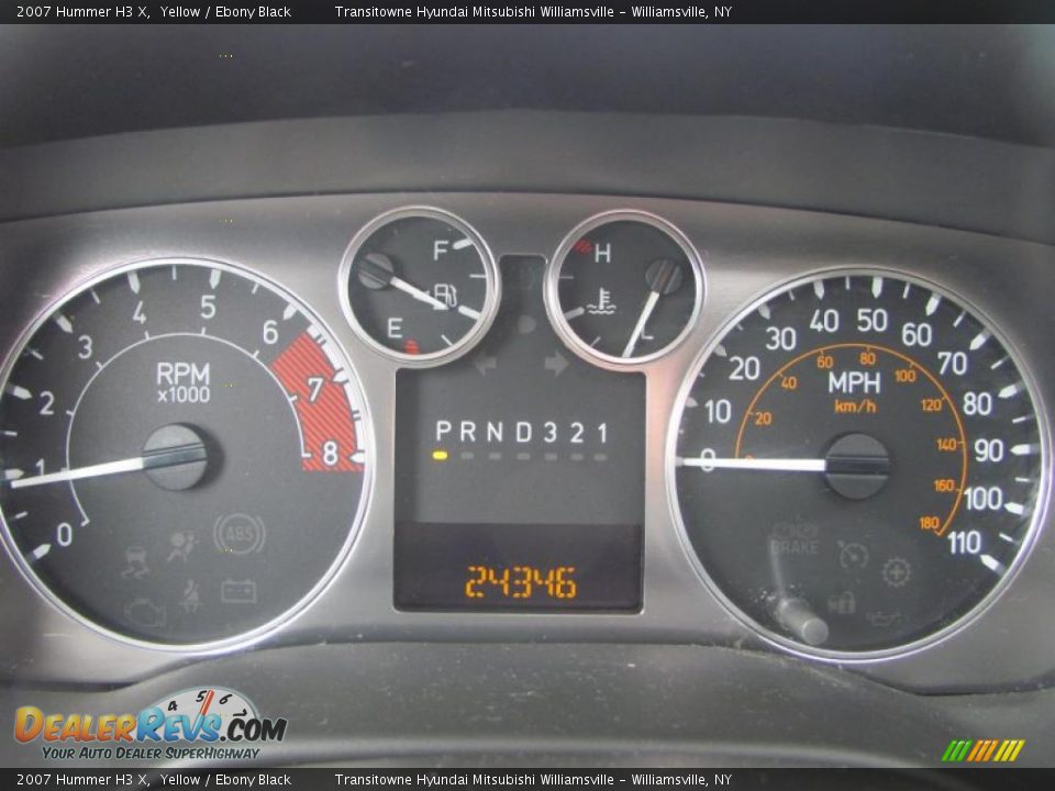 2007 Hummer H3 X Gauges Photo #18