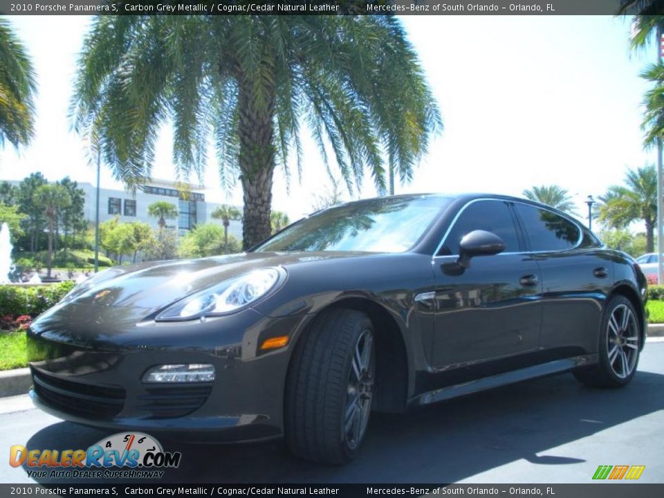 Front 3/4 View of 2010 Porsche Panamera S Photo #2