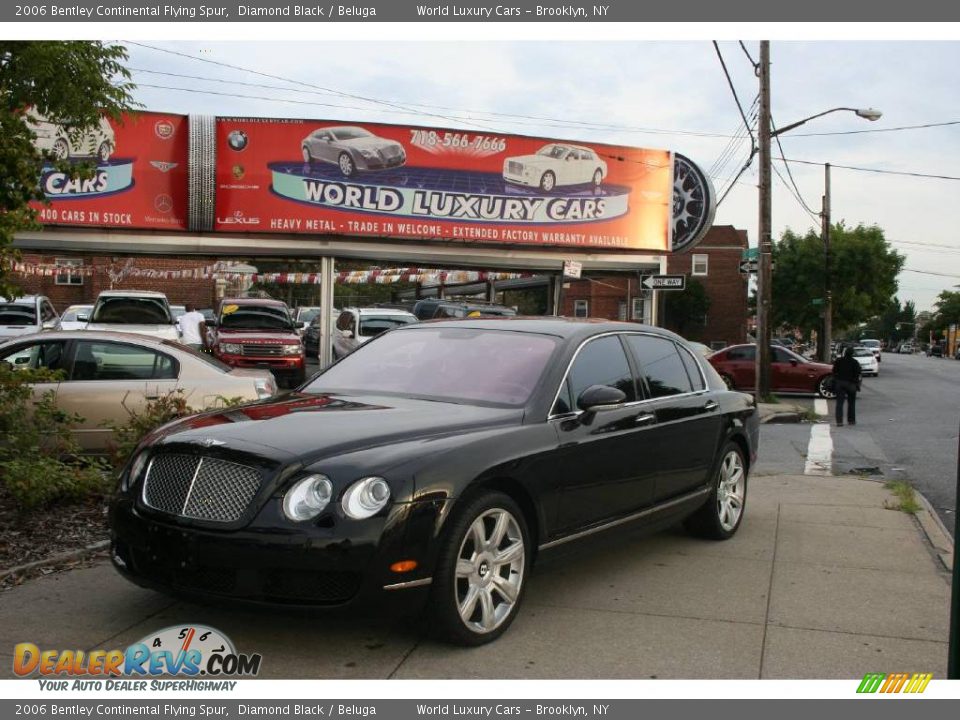 2006 Bentley Continental Flying Spur Diamond Black / Beluga Photo #1